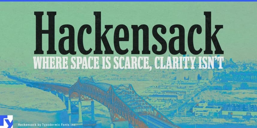 Hackensack Font – Serif creative asset