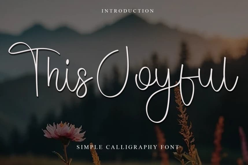This Joyful – Casual Handwritten Font – Handwritten creative asset
