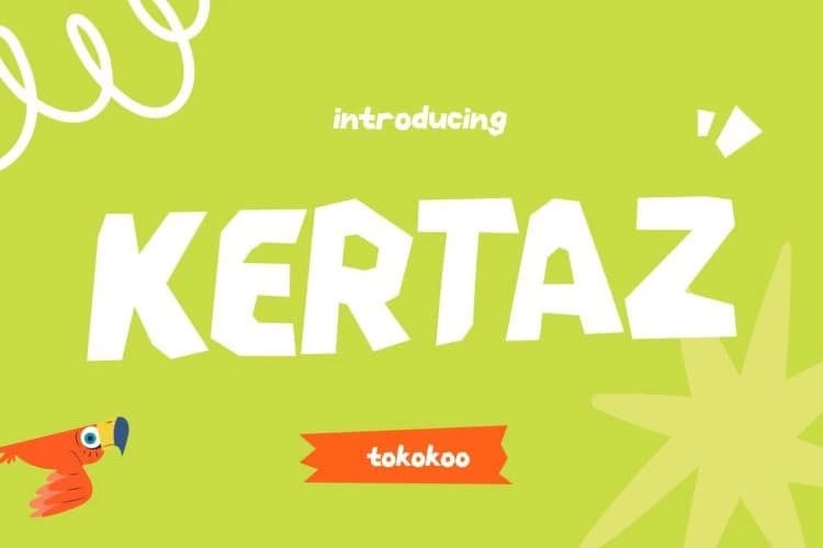 Kertaz Playful Font – Display creative asset
