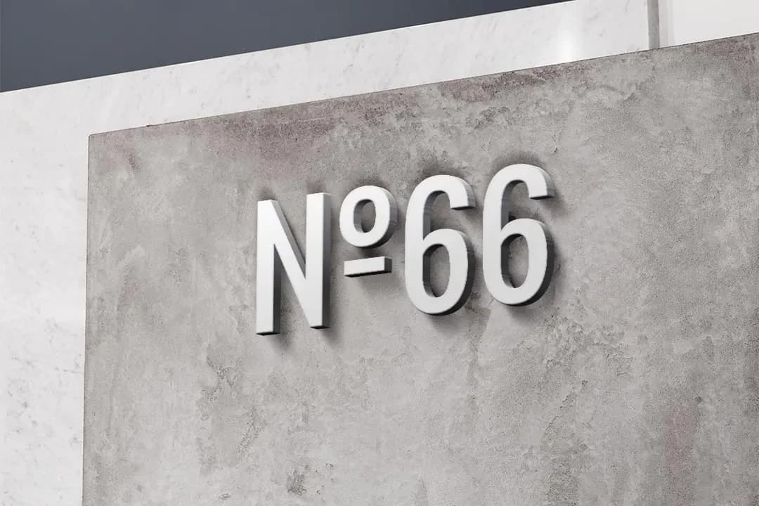 3D Wall Logo Mockup Free PSD – Mockups creative asset