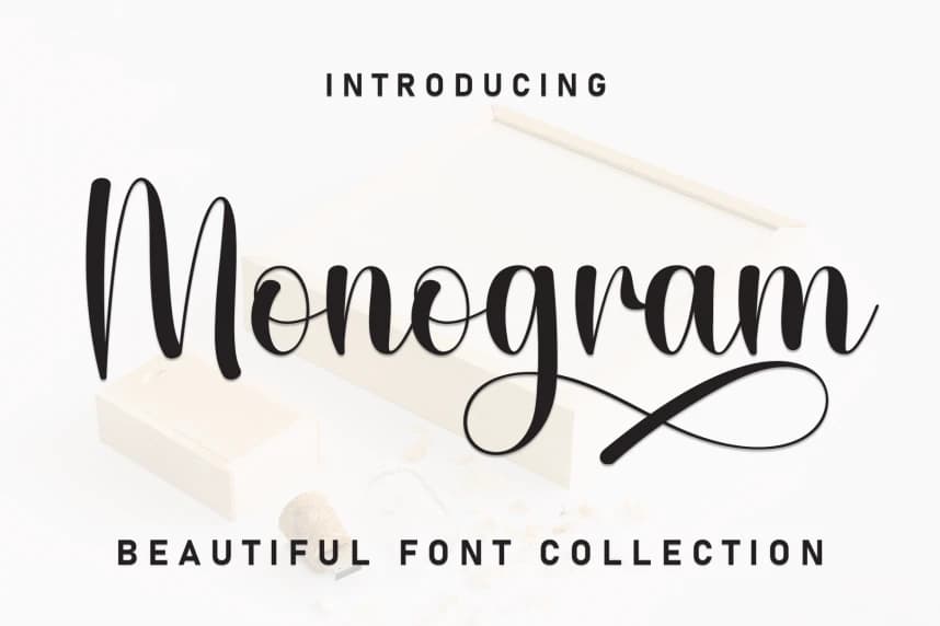 Monogram – New Style Handwritten Font – Handwritten creative asset