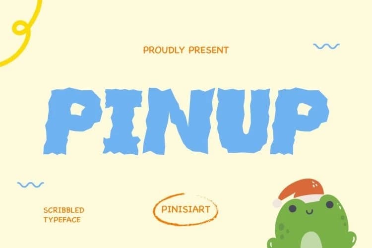 Pinup Display Font – Display creative asset